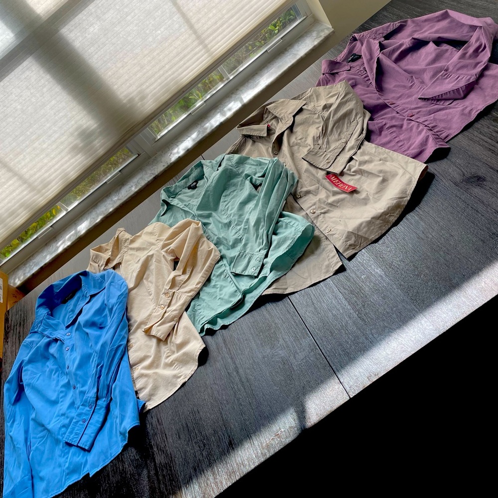 Lot Size Medium Portofino Blouse Button Tops work